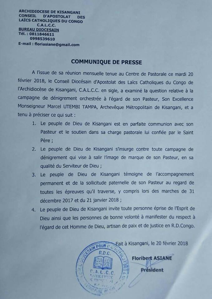 calcc - kisangani