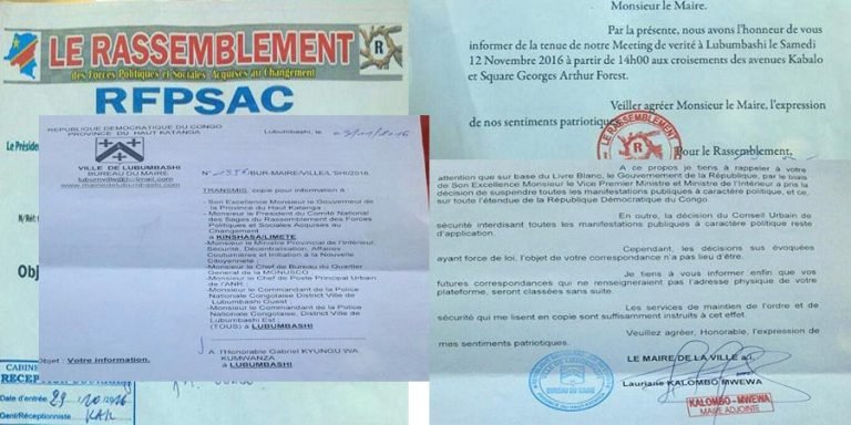 maire lubumbashi-rassemblement