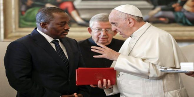 Président kabila et pape François