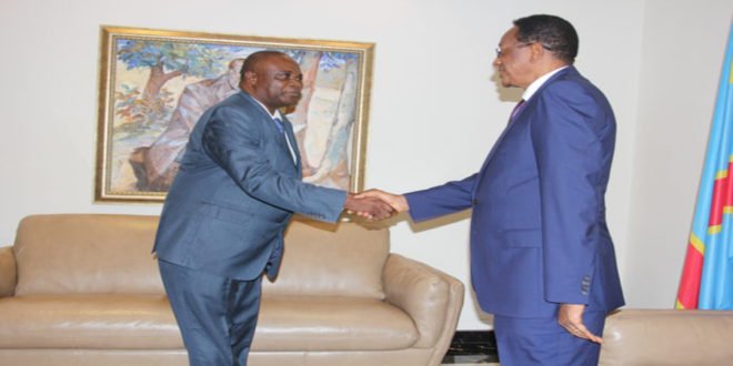 Bruno Tshibala et Norbert Basengezi