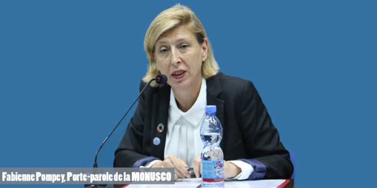 Fabienne Pompey, Porte-parole de la MONUSCO