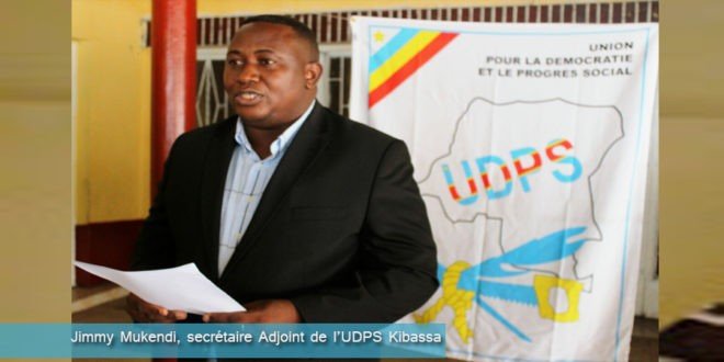 Jimmy Mukendi, secrétaire Adjoint de l’UDPS Kibassa