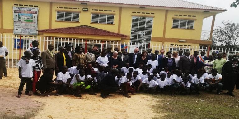 Inauguration du Centre d’Accueil d’Urgence des enfants en situation de Rue