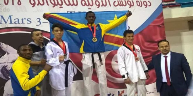 Taekwondo Open international de Tunis: La RDC remporte trois médailles