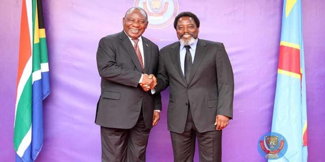 Joseph Kabila et Cyril Ramaphosa