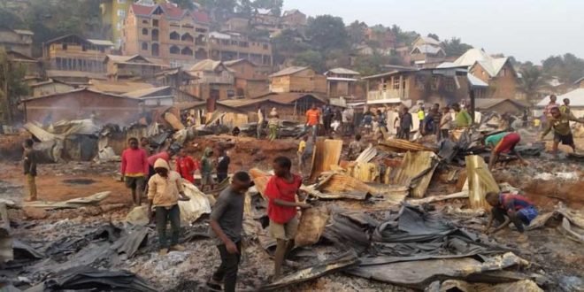 incendie d'Irambo - Bukavu