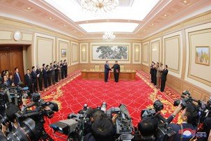 Signature de la «Déclaration Commune de Pyongyang du Septembre» -