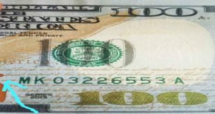100 usd avec étoile