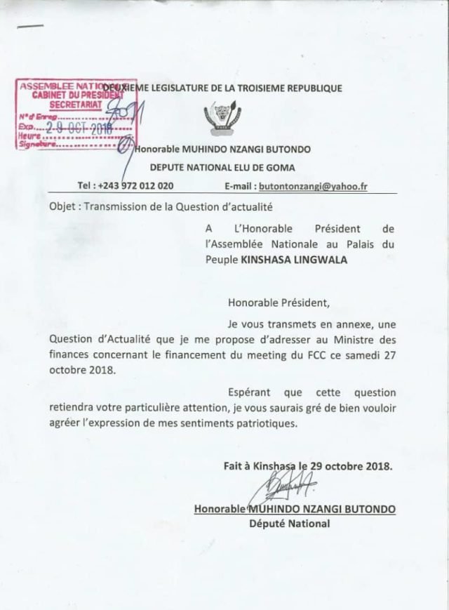 Hon. M. Nzangi -