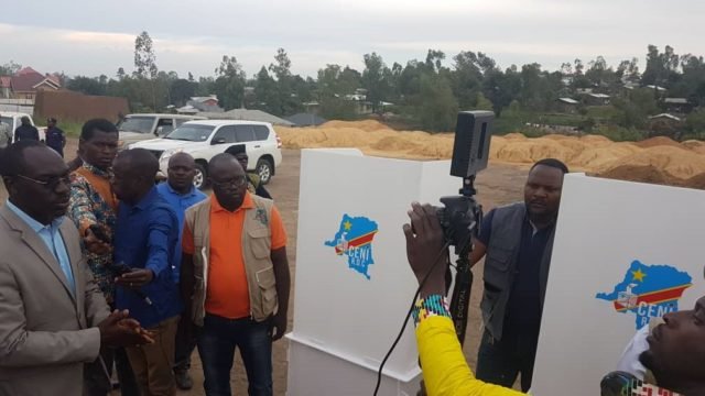 ITURI réception des matériels électoraux dans le hub principal de Bunia