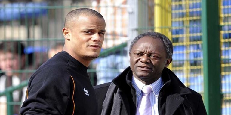 Vincent Kompany et Pierre Kompany
