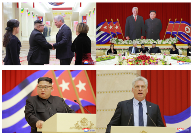 Banquet en l’honneur du Dirigeant cubain