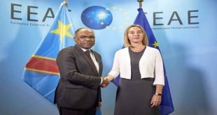 Léonard She Okitundu et Federica Mogherini