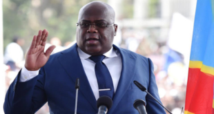 Félix Tshisekedi, le nouveau président de la Republique démocratique du Congo, lors de sa prestation de serment à Kinshasa, le 24 Janvier 2019