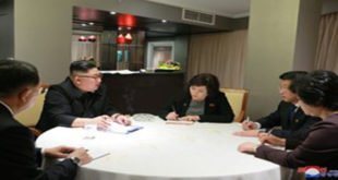 KIM JONG UN se fait informer du travail effectué par le groupe d’expertspour la 2ème conférence au Sommet RPDC-USA