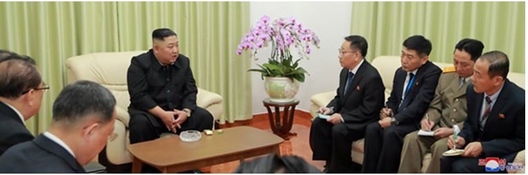 KIM JONG UN visite l’Ambassade coréenne 2