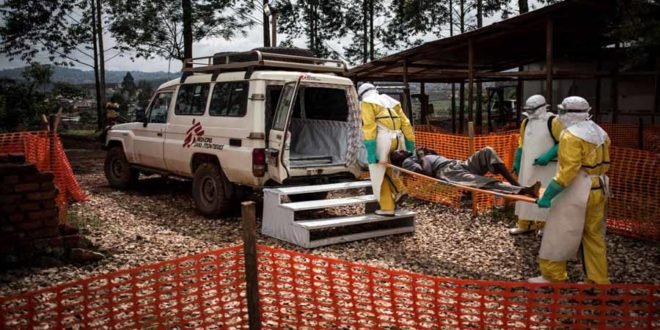 Centre de traitement d'Ebola dans la zone de Butembo en RDC