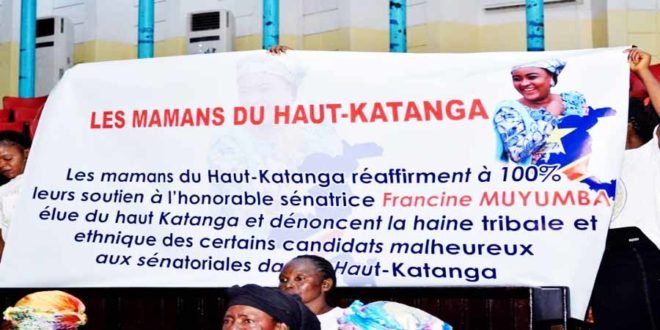 Mamans Katanga soutiennent Francine Muyumba