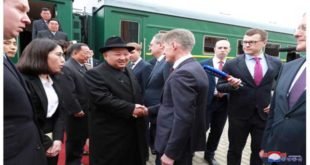 KIM JONG UN : Arrivée à la Ville de Vladivostok (Russie) 