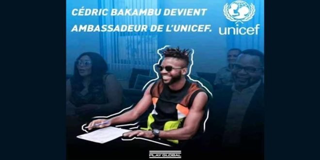 L'international congolais, Cédric Bakambu nommé Ambassadeur de l'UNICEF