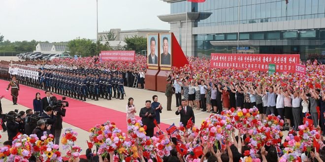 KIM JONG UN : Retour du Président chinois