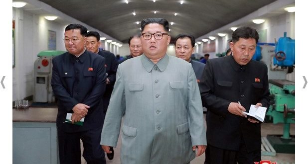 KIM JONG UN au Combinat Mécanique