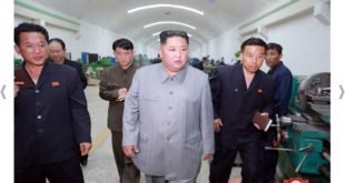  KIM JONG UN - au Combinat Mécanique de précision de Kangkye