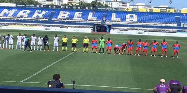 Les léopards de la RDC au stade municipal de Marbella en Espagne