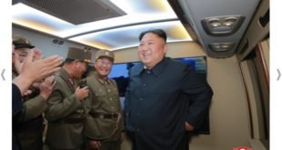 KIM JONG UN - Lancement de démonstration d’engins téléguidés tactiques de nouveau modèle