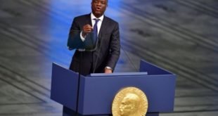 Premier biennal de paix de Luanda : Dr. Mukwege plaide pour la fin de culture de corruption et d’impunité