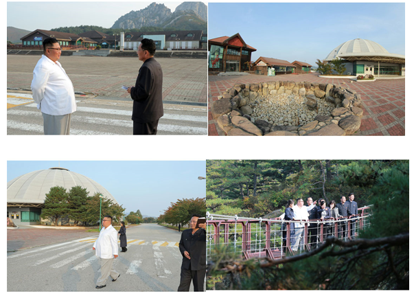 KIM JONG UN à la Zone Touristique des Monts Kumgang-san -