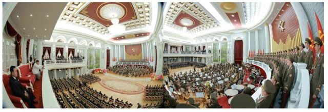 KIM JONG UN à une représentation artistique -