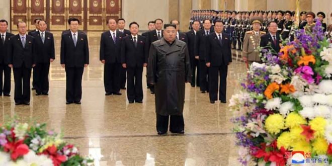 KIM JONG UN au Palais du Soleil de Kumsu-san