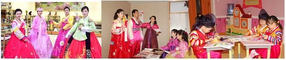 Corée; La coutume relative aux costumes traditionnels