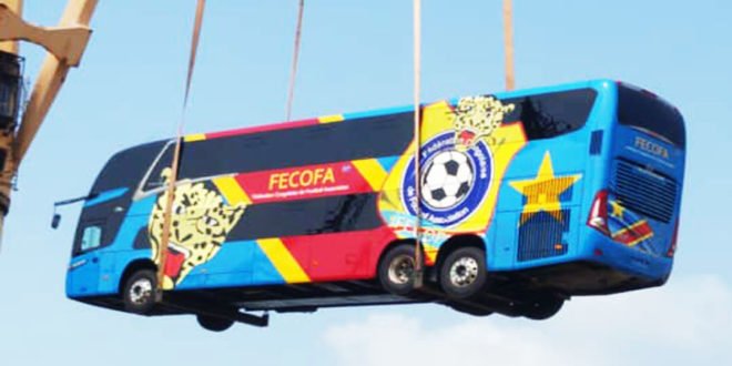 Nouveau Bus Léopards offert par Félix Tshisekedi