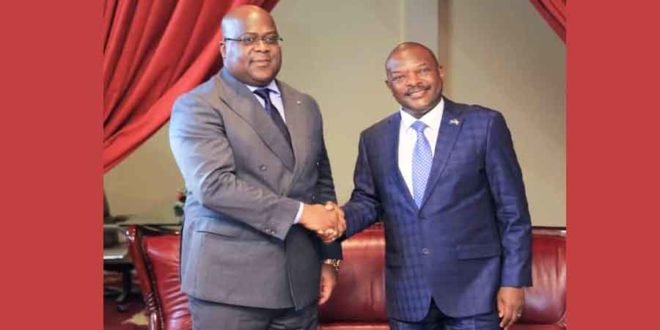 Félix Tshisekedi et Pierre Nkurunziza