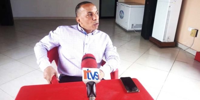 Alain Tsepuk, candidat au poste de président de l'Entente provinciale de football de Kinshasa ( Epfkin) pour les élections du mardi 21 juillet