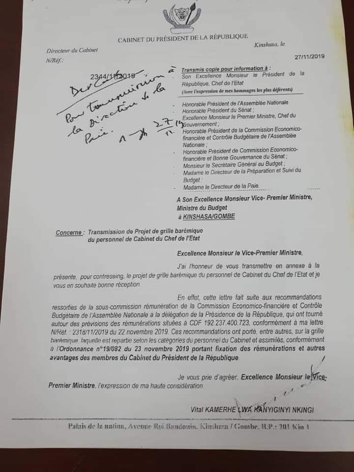 Présidence