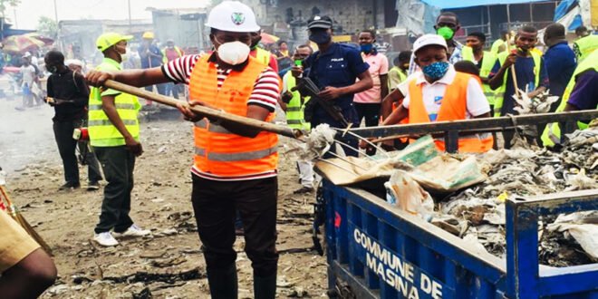 La commune de Masina a vibré au rythme de travaux d'assainissement, Kin-Bopeto, le samedi 26 septembre
