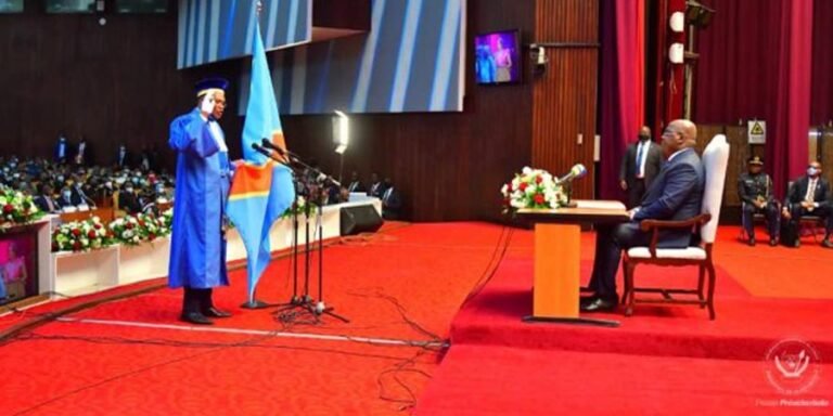 TSHISEKEDI, PRESTATION SERMENT JUGES