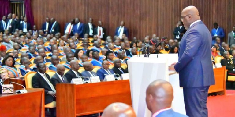 Félix Tshisekedi devant le congrès