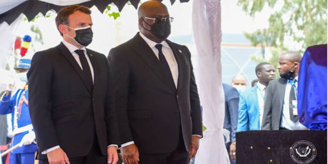 Félix Tshisekedi et Emmanuel Macron