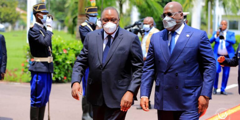 Uhuru Kenyatta et Félix Tshisekedi