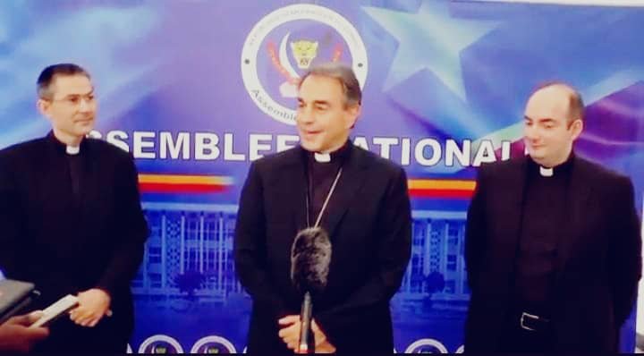 Le nonce apostolique de la RDC, Mgr Ettore Balestrero
