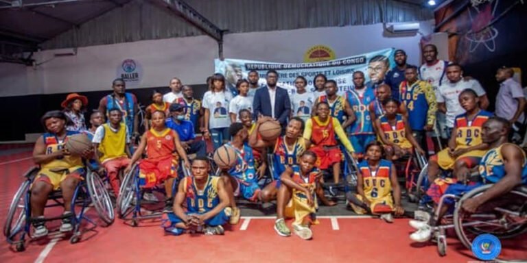 Les Léopards de la RDC participeront au championnat d'Afrique masculin U23 de basketball sur fauteuil au mois de décembre à Johannesburg. Photo Tiers