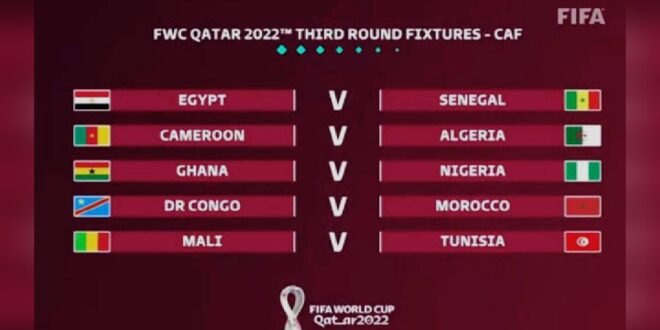 Les 5 rencontres cruciales de la Zone Afrique pour le mondial qatari