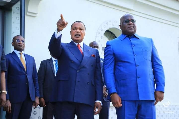RDC: Les présidents Denis Sassou N'GUESSO et Félix Tshisekedi échangent sur des questions d'intérêt commun à Kinshasa