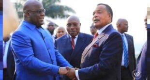 RDC: Les présidents Denis Sassou N'GUESSO et Félix Tshisekedi échangent sur des questions d'intérêt commun à Kinshasa