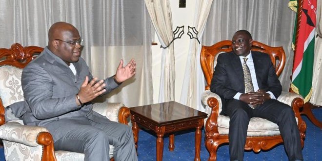 Coopération et sécurité : Félix Tshisekedi en tête-à-tête ce lundi avec William Ruto