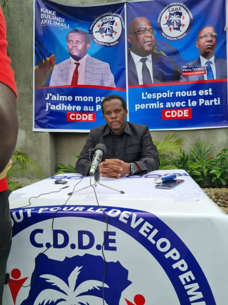 RDC : Ancien de l'UNC, Kake Bulindi adhère au parti politique CDDE de Pierre TEMBELE